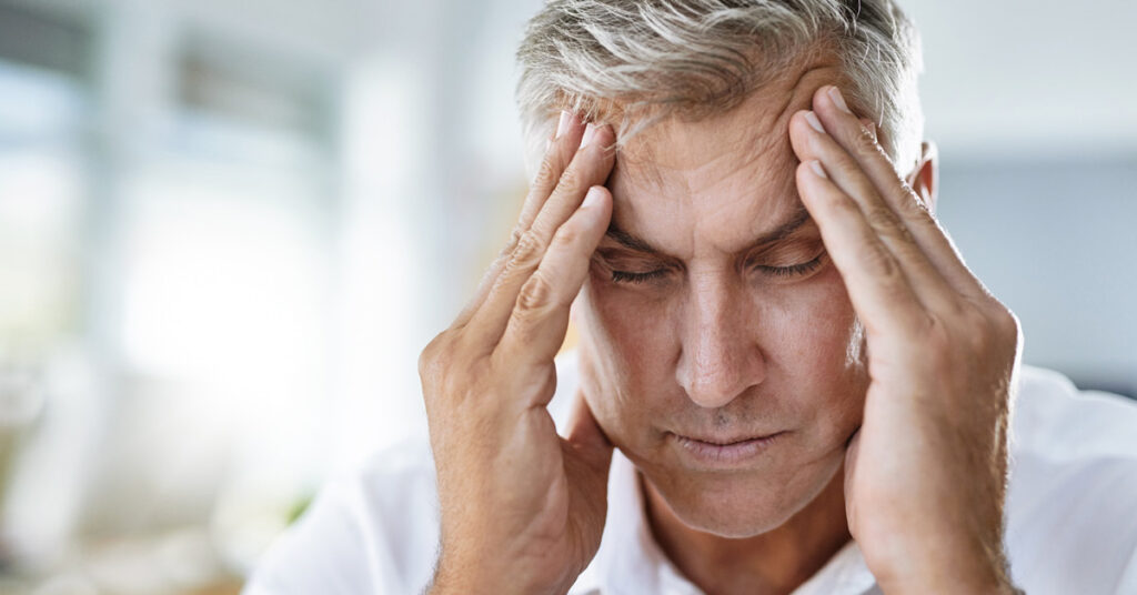 A Person Having Severe Dizziness - Denoting A Sign To See A Neurologist.